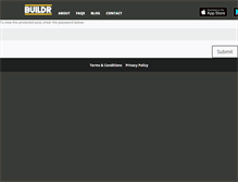 Tablet Screenshot of buildr-app.com